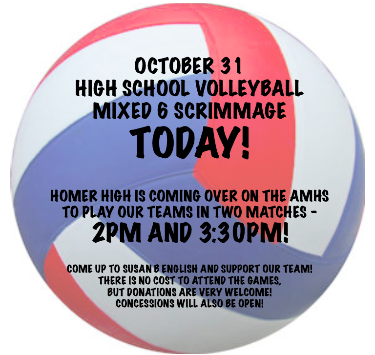 Volleyball Home Games on Halloween!