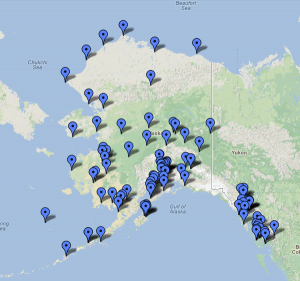 Alaska OWL Library Map