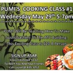Pumi’s Cooking Classes This Week
