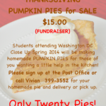 Buy Your Thanksgiving Pumpkin Pies!