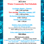 Susan B English Winter Pool Schedule