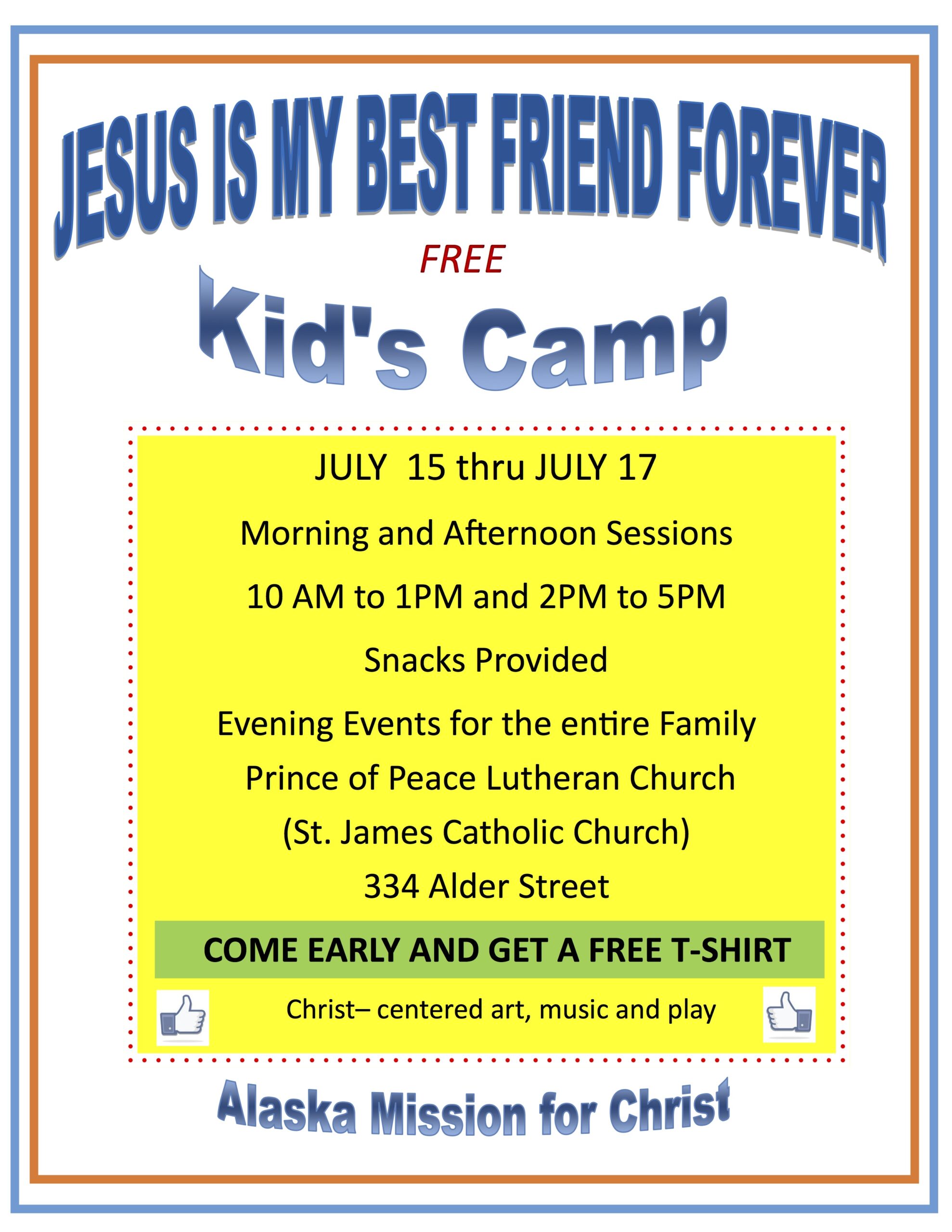 Vacation Bible School in July