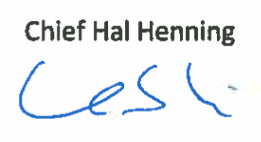 Chief Hal Henning