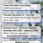 SBE – Upcoming Events for December