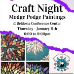 SVT – Craft Night ‘Modge Podge Paintings’ on Thursday, January 11th