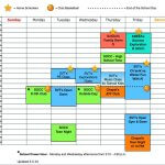 Weekly Schedule for School-Age Kids in February 2024