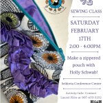 SVT – Sewing Class on Saturday, February 17th