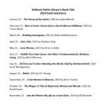 Seldovia Public Library’s Book Club & 2024 Books Selections